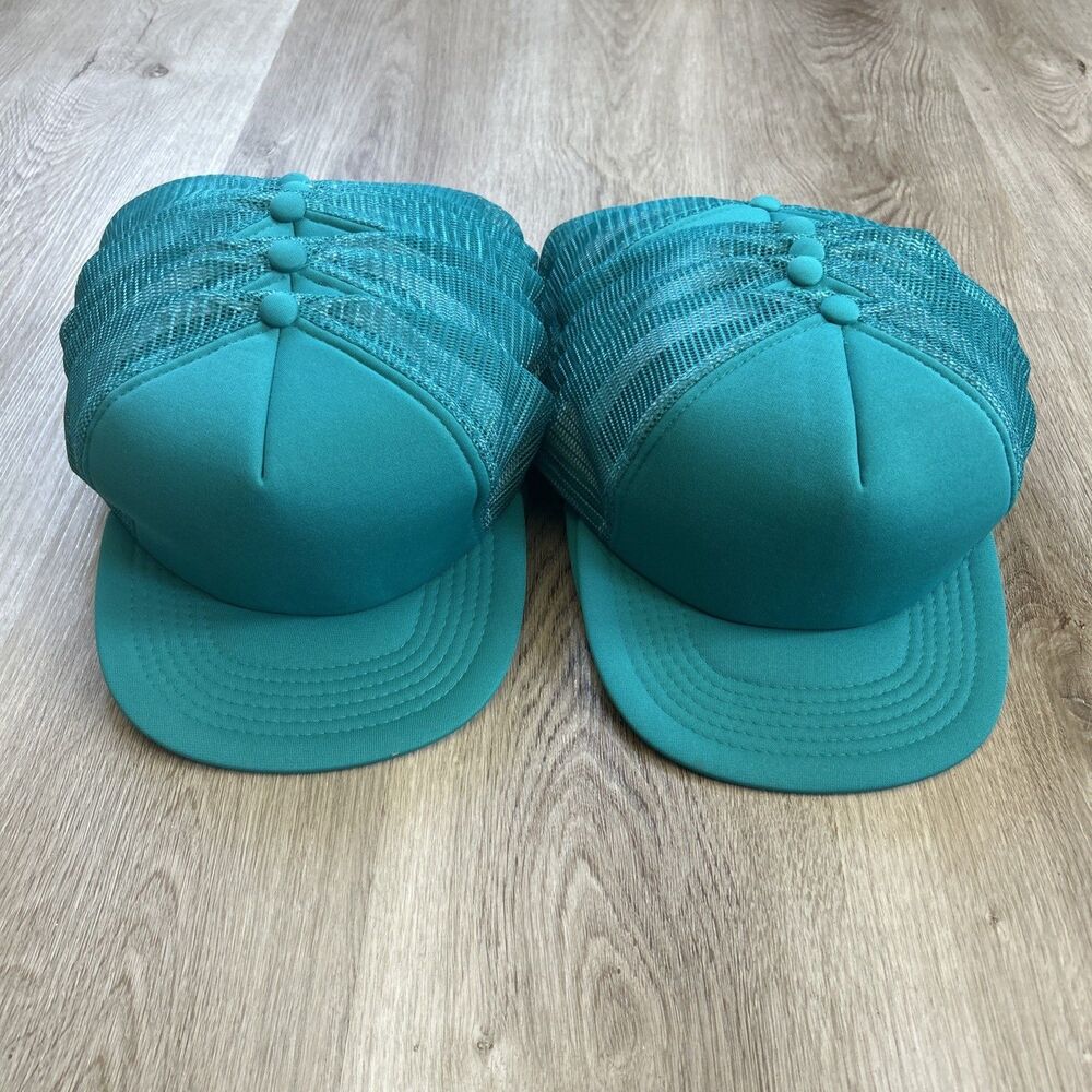 New Era Snapback Mesh Trucker Hat Lot of 13 Blank Vintage Deadstock Small Medium